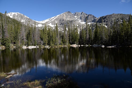 Yipsilon Peak, Lower Chipmunk Lake, Rocky Mountain National Park