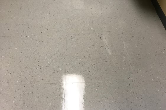 "Tile waxing in Port Orange by TEC Floor Services."