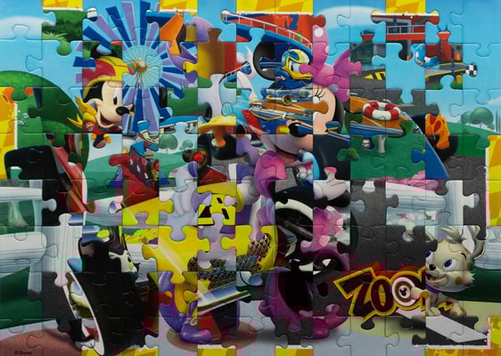 Jennifer Mae Wood, A Mosaic, Puzzle pieces, glue, 19x24", 2017