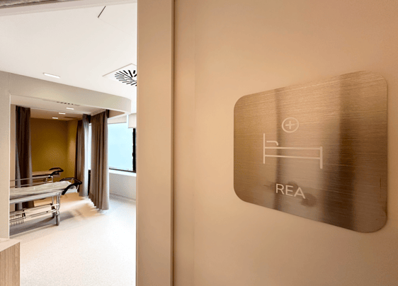Private recovery room for patients at Barcelona clinic