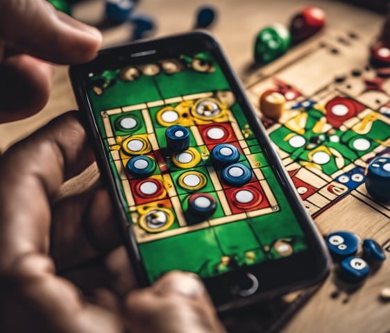 person playing PUBG mobile