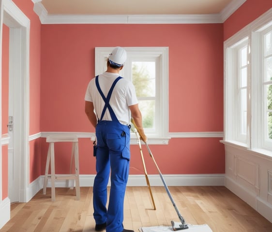 A neon red sign reading 'EMERGENCY USE ONLY' is prominently displayed on a wall. The surrounding environment appears to be dimly lit, with metal barrels labeled 'EMERGENCY' and some industrial-looking equipment in the background. Shelves and display counters are visible in a retail-like setting.
