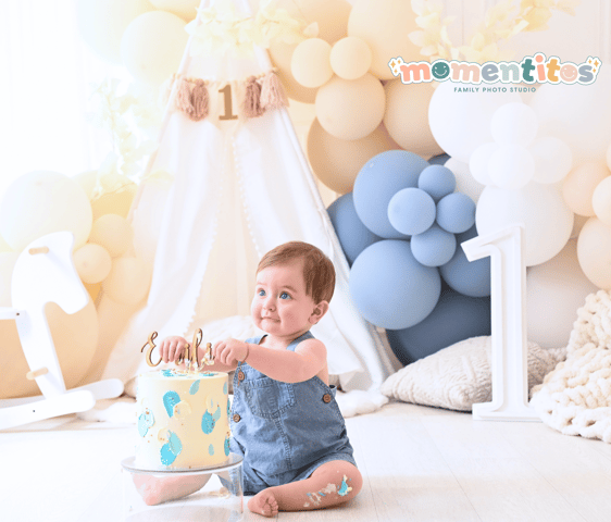 Sesiones de fotografía de cumpleaños para bebes