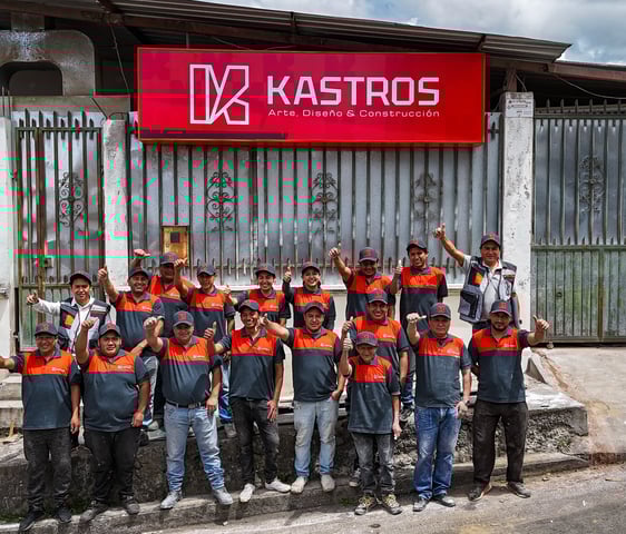 El equipo de trabajo de Kastros