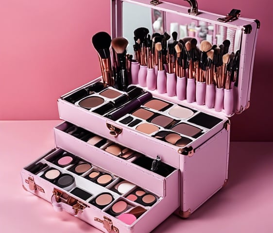 assorted makeup brushes