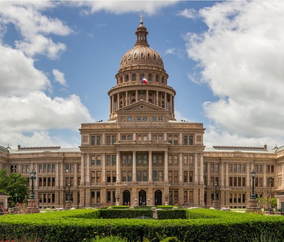 The Texas State Capitol Building - photo credit Jonathan Cutrer