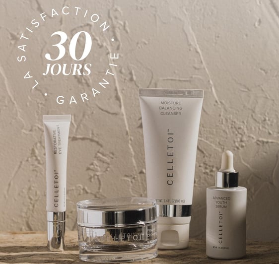 a number of beauty products on a table