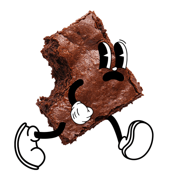 Cookie mordido correndo Sr. Ogro Senhor Ogro vintage anos 30