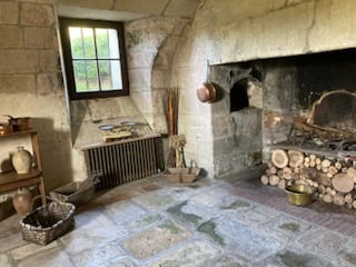 The old kitchen Manoir de Vonnes