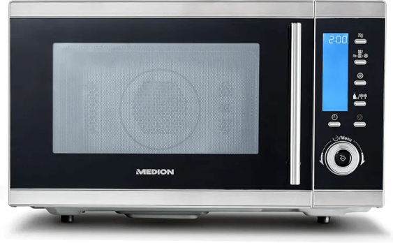 MEDION Microondas MD 15501 4 en 1, microondas con grill de 25 L de espacio interior 