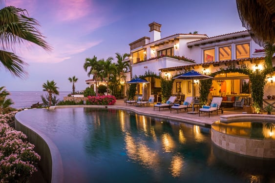Luxury villa and pool