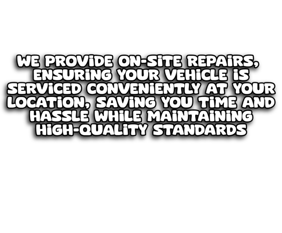 On-site auto repair in Onslow County! Mobile service for oil changes, brakes, battery, diagnostics &