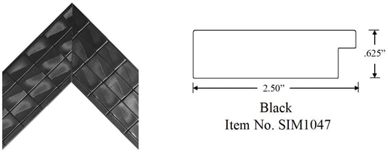 Black Picture Frame Item No. SIM1047