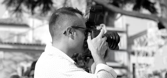 fotografo in azione