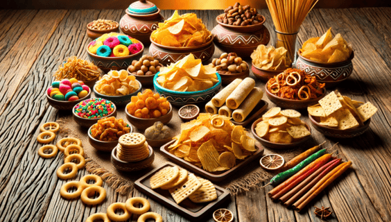 tempting range of snacks and namkeens. From crispy chips and crunchy khakhra to to flavorful rings,