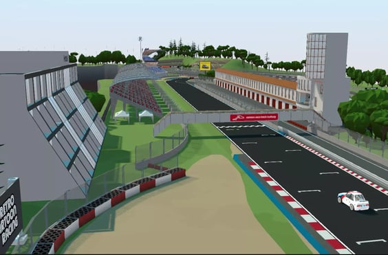 racing track unity