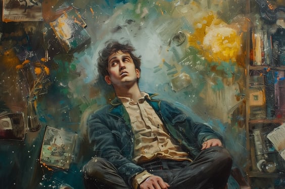 Peter Pickering channels his inner Oscar Wilde finding purpose through creativity