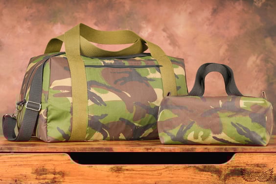 Sac voyage camouflage
