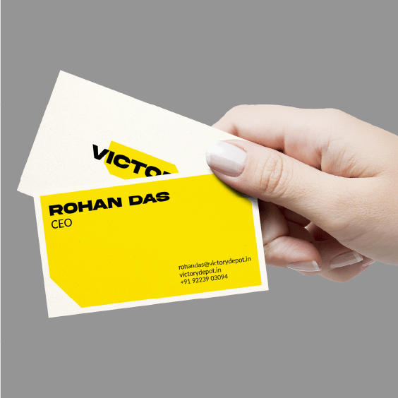 Victory, Visiting card design