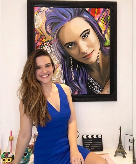 O artista Sérgio Astral possui uma experiência de mais de 35 anos em pinturas em tela. Juliana Paiva