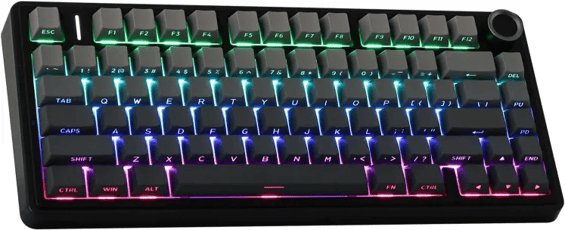 EPOMAKER Aula F75 Teclado mecánico Gasket, para Juegos 75% Intercambiable en Caliente