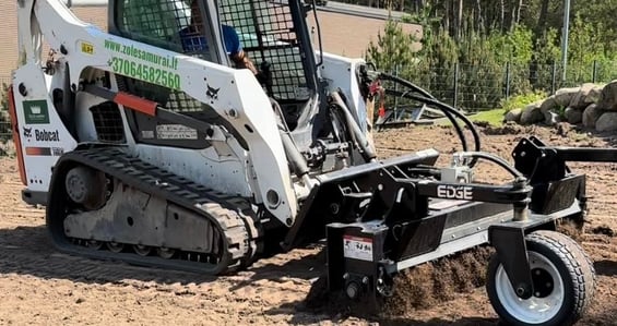 bobcat paslaugos, zemes frezavimas, kultivavimas, bobcat, mulceris