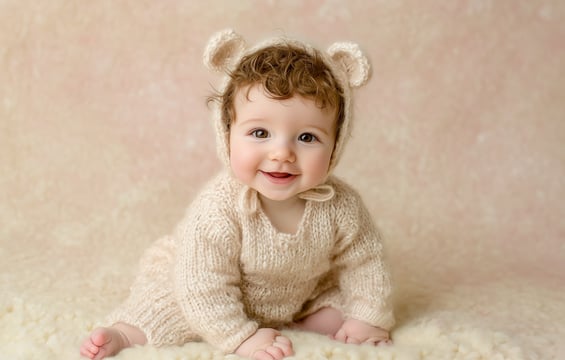 Sesión de fotos para bebes en Bariloche