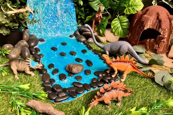 Take a step back in time to our dinosaur small world play space.