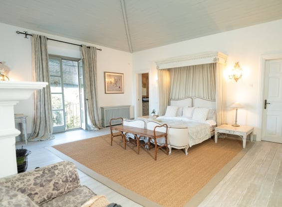 Charming rustic bedroom at Finca Santa Katerina