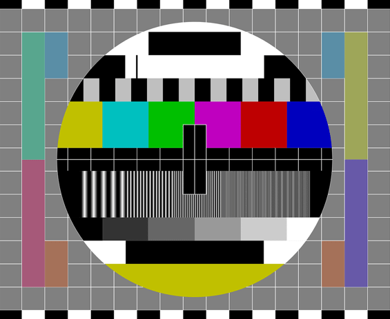 a television screen with a television screen showing a television set with a television screen and