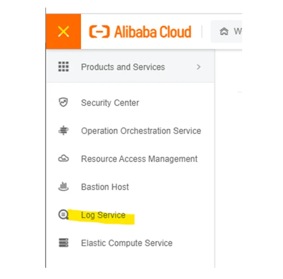 Alibaba Log Service deployment for ECS