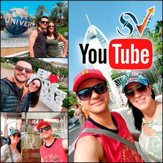 criadores da empresa só viajando