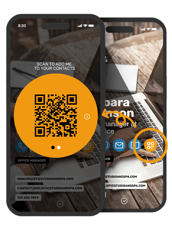 Easy Sharing QR CODE Digital Business Card