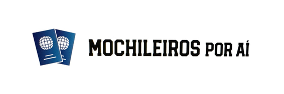 Mochileiros por aí logo