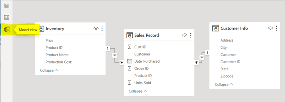 create and manage relationships in power bi