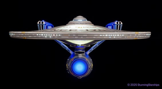 tar Trek U.S.S. Enterprise Refit as seen in SStar Trek-The Motion Picture. A sci-fi favorite! 