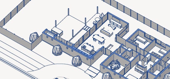 Vivienda de tres habitaciones en pilar
