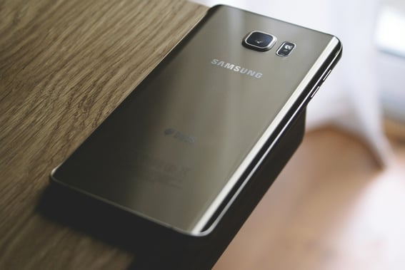 The Samsung Galaxy S25 Ultra with a focus on the new car crash detection sensor, showcasing the adva