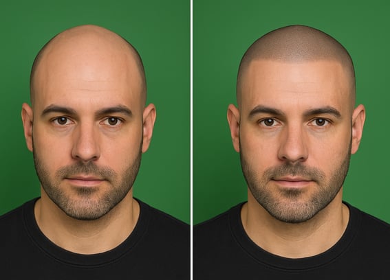 SMP Toronto hair tattoo results_ATRUBARBER