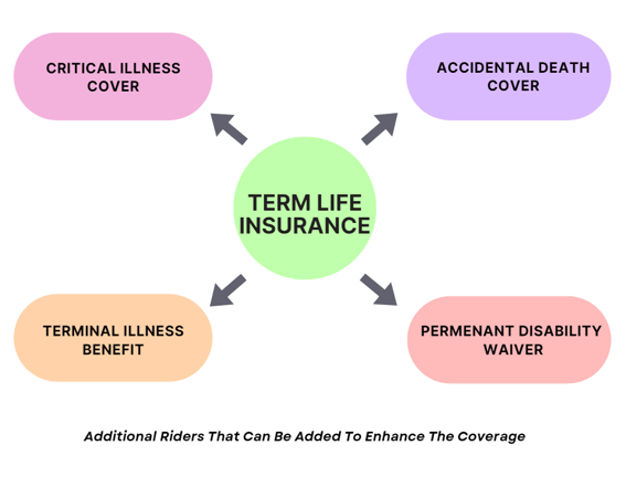 term life insurance riders