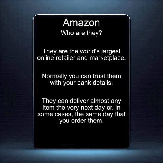 Explaining Amazon