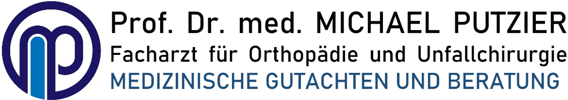 Prof. Dr. med. MICHAEL PUTZIER Facharzt  MEDIZINISCHE GUTACHTEN UNMEDIZINISCHE GUTACHTEN UND BERATUN logo