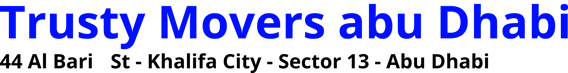 Trusty Movers abu Dhabi logo
