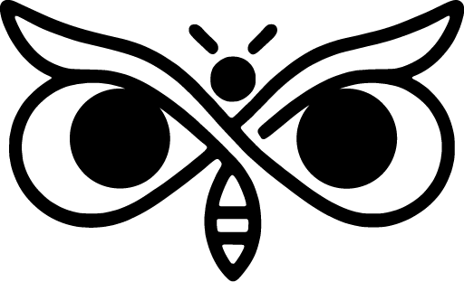Owl, Butterfly, Bee, permaregen logo