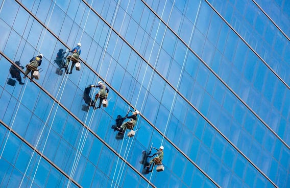 humans cleaning window drone cleaning is here now