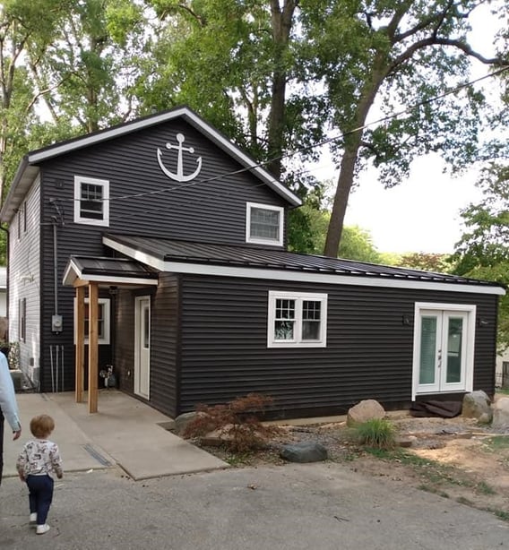 New siding was professionally added to this home in Syracuse, IN.