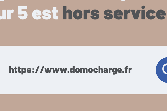 borne de recharge pulique hors service