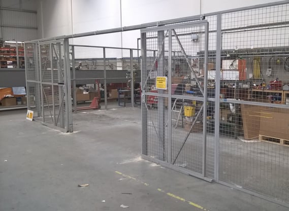 Mesh security cage