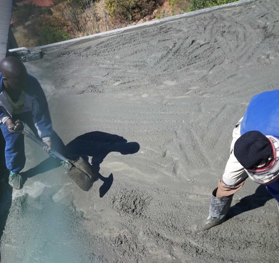 Slab waterproofing project in Roodepoort by Environmental Pro Construction
