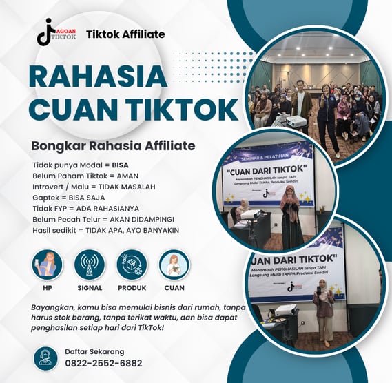 Rahasia Cuan TIktok Affiliate